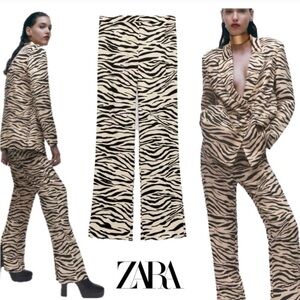NWOT Zara Animal Print Pant